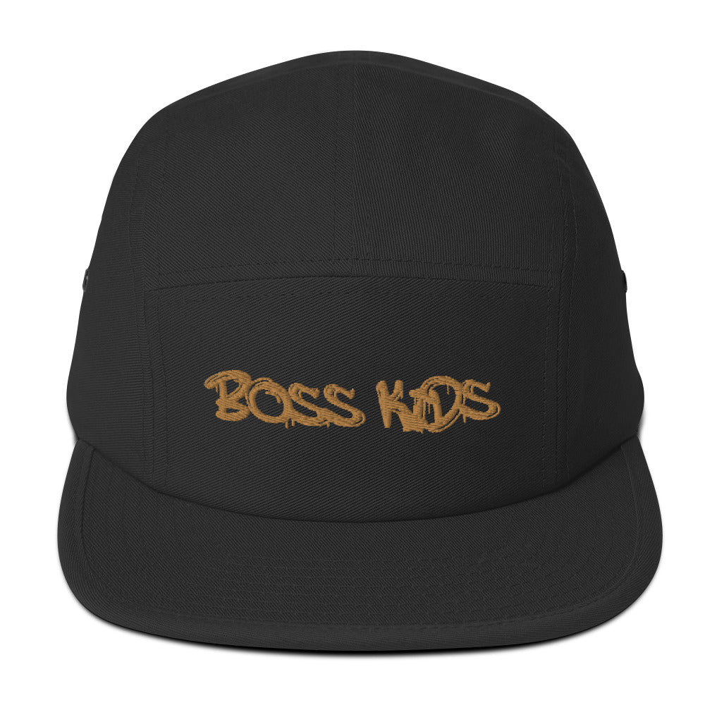 Gold Embroidered BOSS Kids - Five Panel Cap