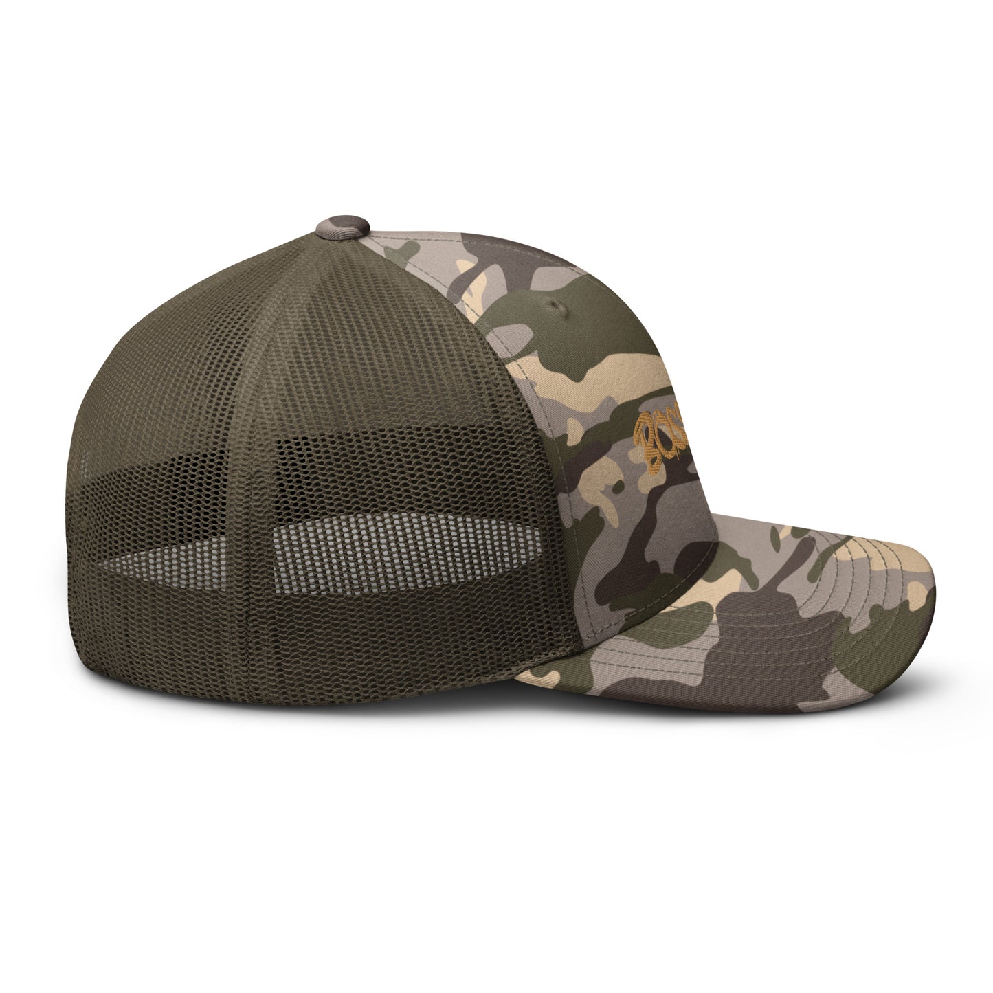 BOSS Kids Camouflage trucker hat