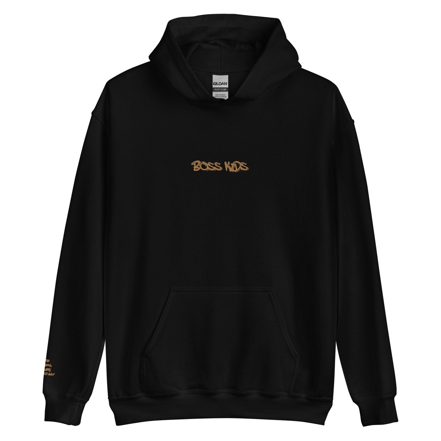 Gold Embroidered BOSS Kids - Unisex Hoodie