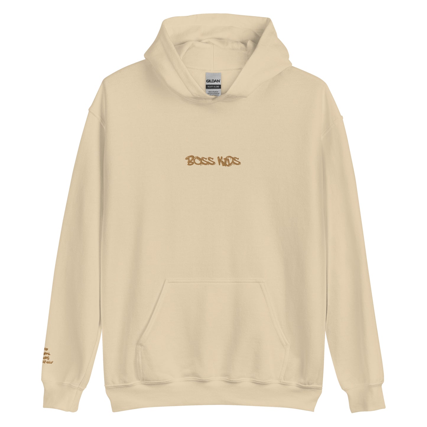 Gold Embroidered BOSS Kids - Unisex Hoodie